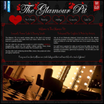 Screen shot of the The Glamour Pit Ltd website.