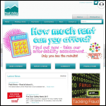 Screen shot of the Amber Valley Housing Ltd website.