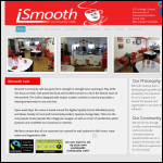Screen shot of the Ismooth Community Cafe website.