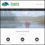Screen shot of the Stepping Outdoors Ltd website.