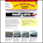 Screen shot of the A.T Car Sales Ltd website.