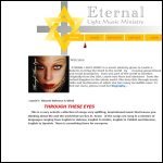Screen shot of the Eternal Light Music Ltd website.