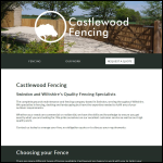 Screen shot of the Castlewood Landscaping Services Ltd website.