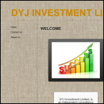 Screen shot of the Dyj Investment Ltd website.