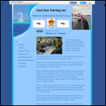 Screen shot of the Cool Sun Training Ltd website.