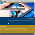 Screen shot of the Visio Ingenii Ltd website.