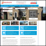 Screen shot of the Ambassador Home Conversions Ltd website.