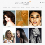 Screen shot of the Gingersnap Ltd website.