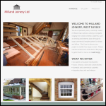 Screen shot of the West Joinery Ltd website.