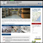 Screen shot of the Inside Out Office & Warehouse Cleaning Ltd website.