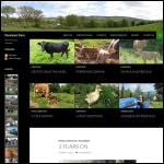 Screen shot of the Penybanc Farm Ltd website.