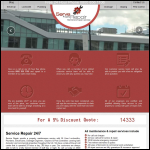 Screen shot of the Service Repair website.