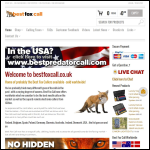 Screen shot of the Silva Fox Ltd website.