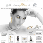 Screen shot of the Discount Jewellery Ltd website.