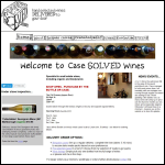 Screen shot of the Case Solved Wines Ltd website.