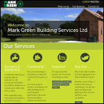Screen shot of the Mg Construction & Maintenance Ltd website.