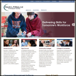 Screen shot of the Williams Tech Ltd website.