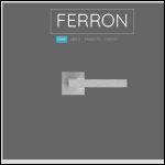 Screen shot of the Ferron Ltd website.