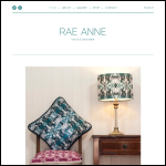 Screen shot of the Rae-anne Ltd website.