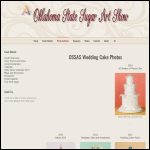 Screen shot of the Truly Amazing Cakes Ltd website.