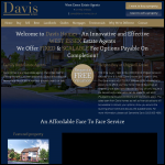 Screen shot of the Christopher Davis Homes Ltd website.