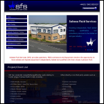 Screen shot of the Subsea Fluid Services Ltd website.