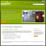 Screen shot of the Comfort Energy Solutions Ltd website.