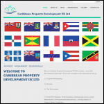 Screen shot of the Caribbean Property Development (UK) Ltd website.