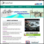 Screen shot of the Autopack Ltd website.