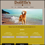 Screen shot of the Doolittles Pets Ltd website.