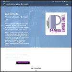 Screen shot of the Premier Social Work Services Ltd website.