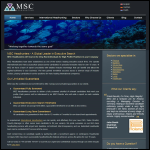 Screen shot of the MSC Headhunters website.