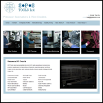 Screen shot of the SPS Tools Ltd website.