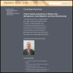 Screen shot of the Ablett Bell Ltd website.
