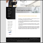Screen shot of the Excel Legal (P. I.) Ltd website.