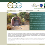 Screen shot of the V Landscapes Ltd website.