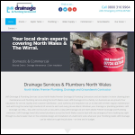 Screen shot of the North Wales Drainage Services Ltd website.
