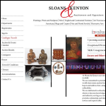 Screen shot of the Kenyon Arts Ltd website.