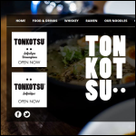 Screen shot of the Tonkotsu Ltd website.