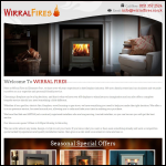 Screen shot of the Wirral Fires Ltd website.
