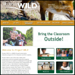 Screen shot of the Wild Learning & Development Ltd website.