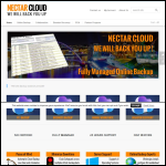 Screen shot of the Nectar Cloud Ltd website.