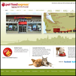 Screen shot of the Express Food Ltd website.