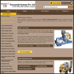 Screen shot of the Hydro Pressure Testing Ltd website.