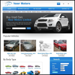 Screen shot of the Noor Land Motors Ltd website.