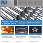 Screen shot of the Plb Polishing Ltd website.