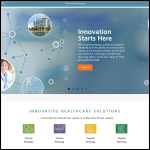 Screen shot of the Innova Healthcare Services Ltd website.