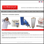 Screen shot of the Ultraclean Systems (UK) Ltd website.