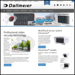 Screen shot of the Dallmeier Electronic UK Ltd website.