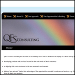 Screen shot of the Quamina Financial Strategies Ltd website.